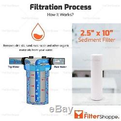 5 Stage Reverse Osmosis Drinking Water Filter System Plus 1 Yr. Filters 75 GPD