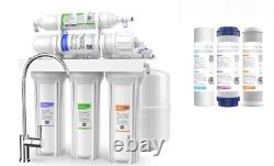 5 Stage Reverse Osmosis Drinking Water Filter System Purifier 6-12 Month Filter