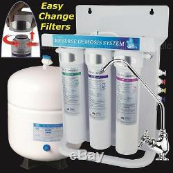 5 Stage Reverse Osmosis Drinking Water RO System Bayonet Quick Change Filters