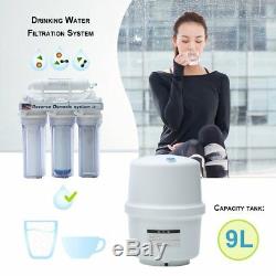 5 Stage Reverse Osmosis Drinking Water System RO Home Purifier 15 TOTAL FILTER T