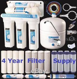 5 Stage Reverse Osmosis Drinking Water System RO Home Purifier 4YR FILTER SUPPLY