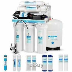 5 Stage Reverse Osmosis RO Drinking Water Filter System-75GPD with Booster Pump