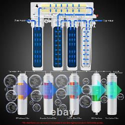 5 Stage Reverse Osmosis RO Water System with Quick Twist Change Filter 75 GPD