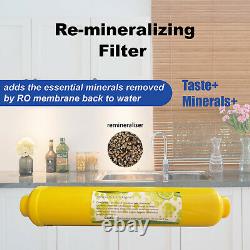 5 Stage Reverse Osmosis Remineral 75GPD Water Filter Purifier Undersink System