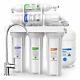5 Stage Reverse Osmosis System Drinking Water Filtration Alkaline 100 Gal Home