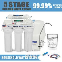5 Stage Reverse Osmosis System Drinking Water Filtration System RO Water