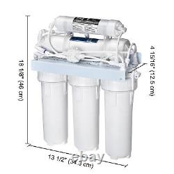 5 Stage Reverse Osmosis Water Filter System RO Drinking Faucet Purifier Home WQA