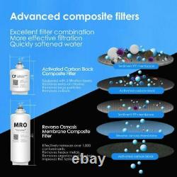 5-Stage Tankless Reverse Osmosis Water Filtration System by Waterdrop G2 Black