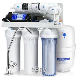 5-Stage Ultra Safe Reverse Osmosis Drinking Water Filter System Purifier White