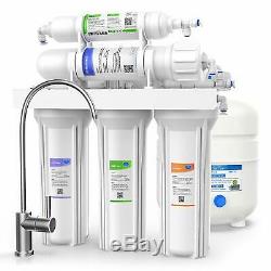 5 Stage Undersink Reverse Osmosis RO System Drinking Water Filter 100 GPD