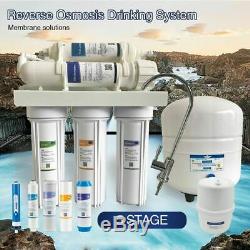 5 Stage Undersink Reverse Osmosis RO System Drinking Water Filter 75 GPD Trusted