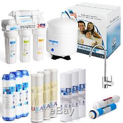 5 Stage Water Filters Home Drinking Reverse Osmosis System PLUS Extra 7 Express
