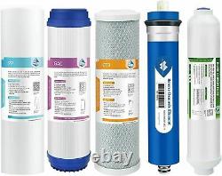 5 Stages Reverse Osmosis System 75GPD Whole House Water Filtration Solutions