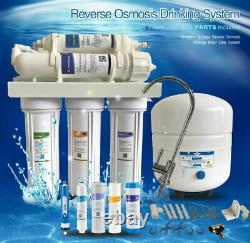 5stage Under Sink Reverse Osmosis Water Filter Systems DI/RO- 75 GPD Membrane