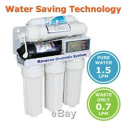 600 GPD Direct Flow Reverse Osmosis Pumped System LCD controller, Auto Flush