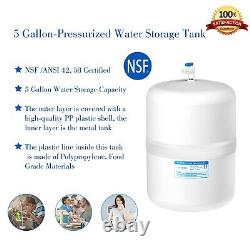 6Stage 75GPD Reverse Osmosis Nano Silver ACT Filter RO System with NSF Certified