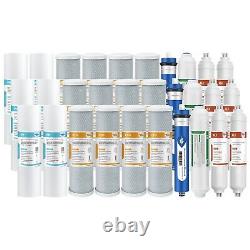 6-Stage 36/50/75/100/150 GPD RO Membrane pH+ Reverse Osmosis System Water Filter