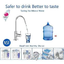6 Stage 75GPD Reverse Osmosis Alkaline Water Filter RO System with NSF Certified