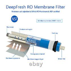 6 Stage 75GPD Reverse Osmosis Alkaline Water Filter RO System with NSF Certified