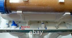 6 Stage Clear RO DI Water Filter System with 100 GPD Membrane