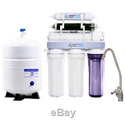 6 Stage Dual Home Drinking + RO/DI Reverse Osmosis Water System 100 GPD USA