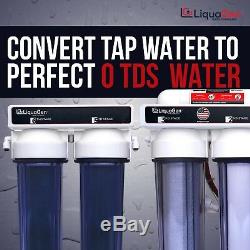 6 Stage Heavy Duty Reverse Osmosis + Deionization Water Filter System 150 GPD
