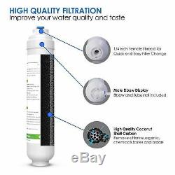 6 Stage RO Reverse Osmosis Drinking Water Filter Purifier System PH Alkaline US