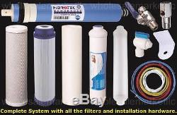6 Stage Reverse Osmosis Alkaline Mineral Ph Ionizer Ro Water Filter System 50gpd