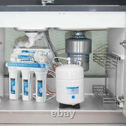6 Stage Reverse Osmosis RO Drinking Water System with Alkaline pH+ Filter 75GPD