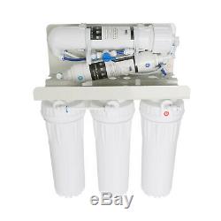 6 Stage Reverse Osmosis RO System Home Drinking Purifier Water Filter 75GPD US