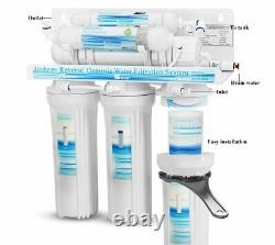 6 Stage Reverse Osmosis RO System Water Filter With Alkaline Filter 75 GPD