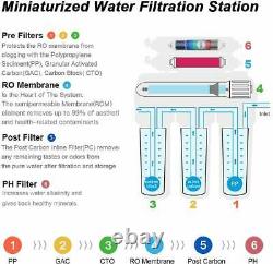 6 Stage Reverse Osmosis System T1 Alkaline Mineral pH+ Water Filtration System