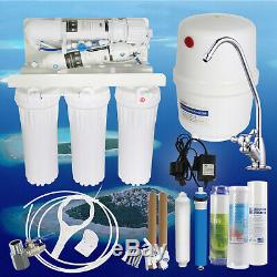 6-Stage Reverse Osmosis System With Ultraviolet Sterilizer UV Water Filter 75GPD