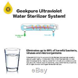 6 Stage Reverse Osmosis System with Ultraviolet Sterilizer Filter 75GPD