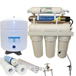 6 Stage Reverse Osmosis Ultra Violet Sterilizer Water Filter System Uv Ro GPD