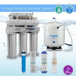6 Stage Reverse Osmosis Water Filter System + Remineralization PH Mineral Filter