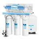 6 Stage Reverse Osmosis Water Filter System With Deionization Di Filter-75gpd