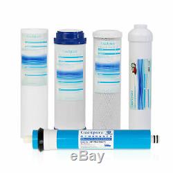 6 Stage Reverse Osmosis Water Filter System with Mineral Filter 75 GPD