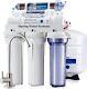 6 Stage Under Sink Drinking Water Reverse Osmosis Ro Filter System With Di 75gpd