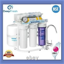 6 Stage pH+ Reverse Osmosis Alkaline Water Filter RO System with NSF Certified