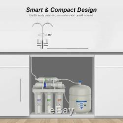 75GPDWater Filtration System NSF 5Stage RO Water Purifier Faucet Tank Under Sink
