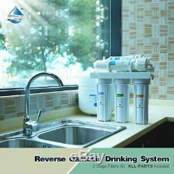 75GPD, 5-Stage RO Water Filter System Under Sink For Clean Healthy Drinking Water