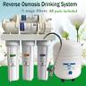 75gpd Reverse Osmosis Ro Water System+5 Stage Filters Guaranteed Safe Water Good
