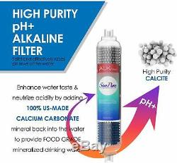 75GPD Under Sink 6-Stage RO Drinking Water Filtration System Alkaline Mineral pH