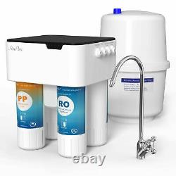 75 GPD 5-Stage Undersink Reverse Osmosis Water Filtration System RO Filter Kit