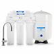 75 Gpd Reverse Osmosis Filtration System 5 Stage, Chrome Faucet, 4 Gal