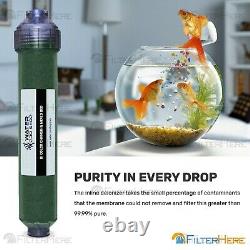 7 Stage 0 PPM Heavy Duty Aquarium RO/DI Water Filter System 150 GPD