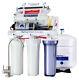 7 Stage Under Sink Reverse Osmosis Ro Water Filter System Alkaline With Pump + Uv