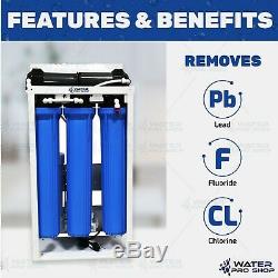 800 GPD Reverse Osmosis Commercial Water Filtration System + 20 Gallon Tank