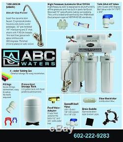 ABCwaters built Fleck 5600sxt 48k Water Softener System + Reverse Osmosis 75 GPD